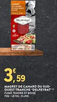 E.Leclerc Delpeyrat - magret de canard du sud-ouest tranche offre