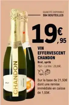 E.Leclerc Brut - vin effervescent offre