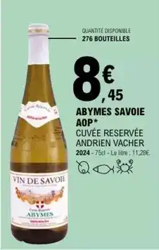 E.Leclerc Abymes savoie aop offre