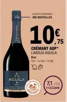E.Leclerc Brut - crémant aop limoux aguila offre