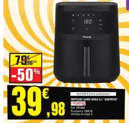 E.Leclerc HKOENIG Friteuse sans huile 6 l "airfryer" offre