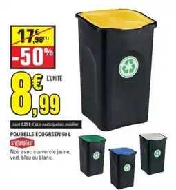 E.Leclerc STEFANPLAST Poubelle écogreen offre