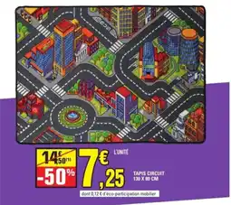 E.Leclerc Tapis circuit 130 x 80 cm offre