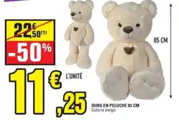 E.Leclerc Ours en peluche 85 cm offre