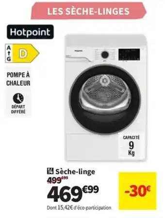 Conforama HOTPOINT Sèche-linge offre