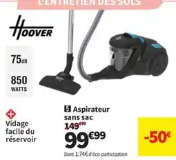 Conforama HOOVER Aspirateur sans sac offre