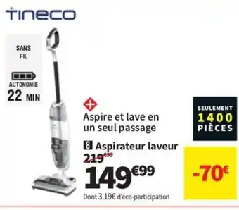 Conforama TINECO Aspirateur laveur offre