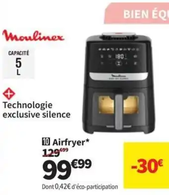 Conforama MOULINEX Airfryer offre
