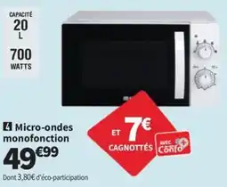 Conforama Micro-ondes monofonction offre