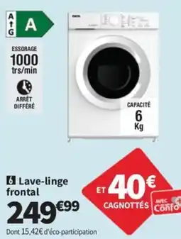Conforama Lave-linge frontal offre