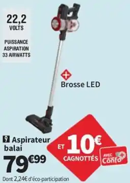 Conforama Aspirateur balai offre