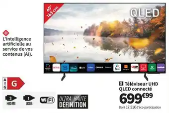 Conforama SAMSUNG Téléviseur UHD QLED connecté offre