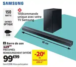 Conforama SAMSUNG Barre de son offre