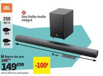 Conforama JBL Barre de son offre
