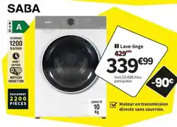 Conforama SABA Lave-linge offre