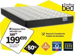 Conforama Matelas Illico 140x190 cm offre