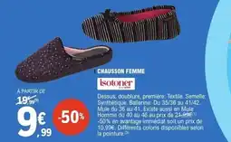 E.Leclerc Chausson femme offre