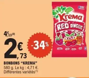 E.Leclerc Bonbons krema offre