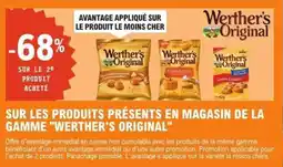 E.Leclerc SUR LES PRODUITS PRÉSENTS EN MAGASIN DE LA GAMME WERTHER'S ORIGINAL offre
