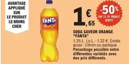 E.Leclerc Soda saveur orange fanta offre