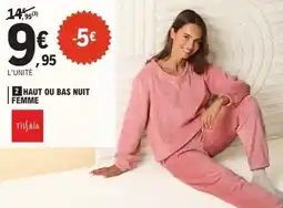 E.Leclerc Haut ou bas nuit femme offre