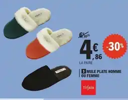 E.Leclerc Mule plate homme ou femme offre