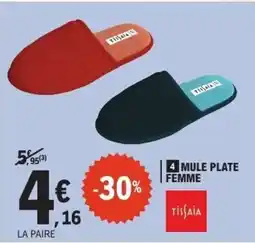 E.Leclerc Mule plate femme offre