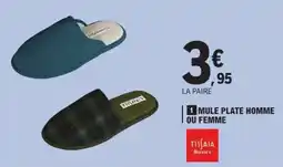 E.Leclerc Mule plate homme offre