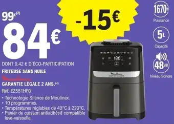 E.Leclerc Friteuse sans huile offre
