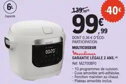 E.Leclerc Multicuiseur moulinex offre