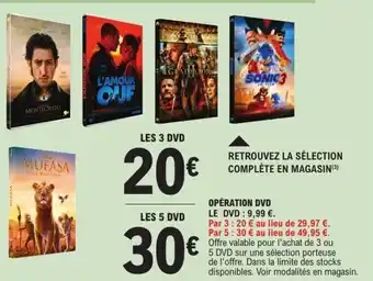 E.Leclerc Opération dvd offre