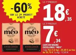 E.Leclerc Café en grains excellence méo offre