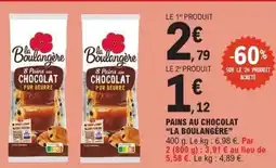 E.Leclerc Pains au chocolat la boulangere offre