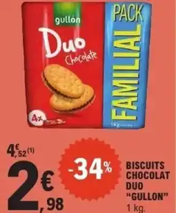 E.Leclerc Biscuits chocolat duo gullon offre