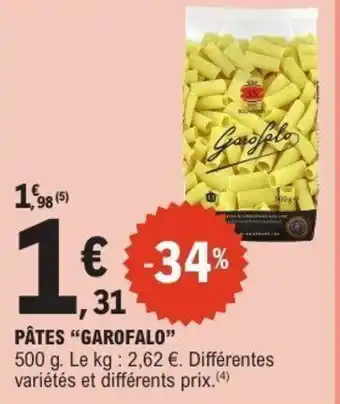 E.Leclerc Pâtes garofalo offre