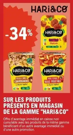E.Leclerc SUR LES PRODUITS PRÉSENTS EN MAGASIN DE LA GAMME HARI&CO offre