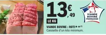 E.Leclerc Viande bovine roti offre