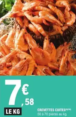 E.Leclerc Crevettes cuites offre