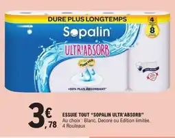 E.Leclerc Essuie tout sopalin ultr'absorb offre