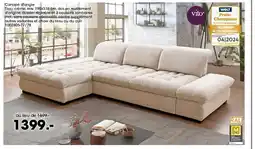 Möbel Martin Canapé d'angle Tissu crème offre