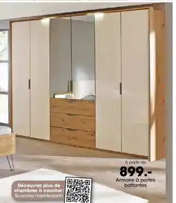 Möbel Martin Armoire à portes battantes offre