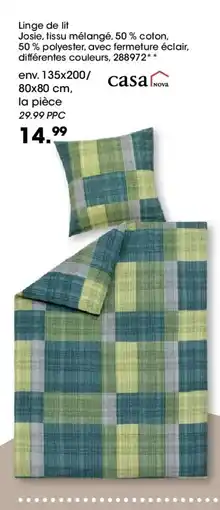 Möbel Martin Josie, tissu mélangé, 50% coton, 50% polyester, avec fermeture éclair, différentes couleurs offre