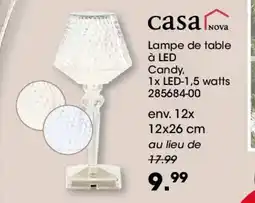 Möbel Martin Lampe de table à LED offre