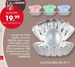 Möbel Martin Lampe de table Sclairy offre