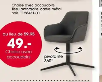 Möbel Martin Chaise avec accoudoirs offre