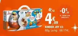 E.Leclerc KINDER JOY X3 offre