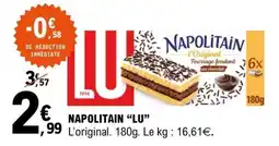 E.Leclerc NAPOLITAIN LU offre