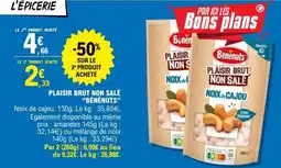E.Leclerc PLAISIR BRUT NON SALÉ “BÉNENUTS” offre