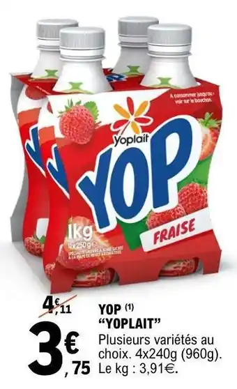 E.Leclerc YOP YOPLAIT offre