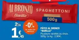 E.Leclerc Pâtes Al Bronzo Barilla offre